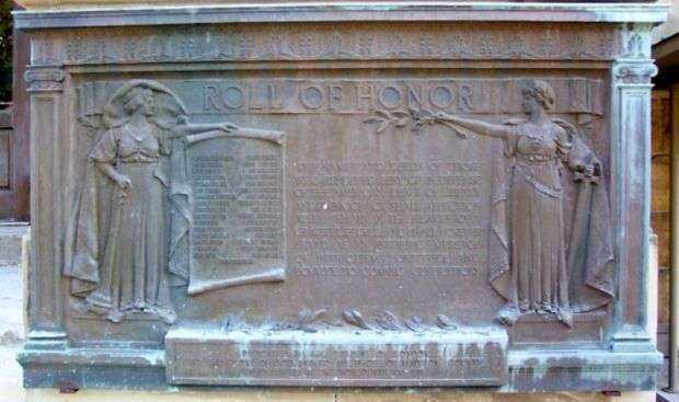 MADISON COUNTY WORLD WAR ROLL OF HONOR MEMORIAL