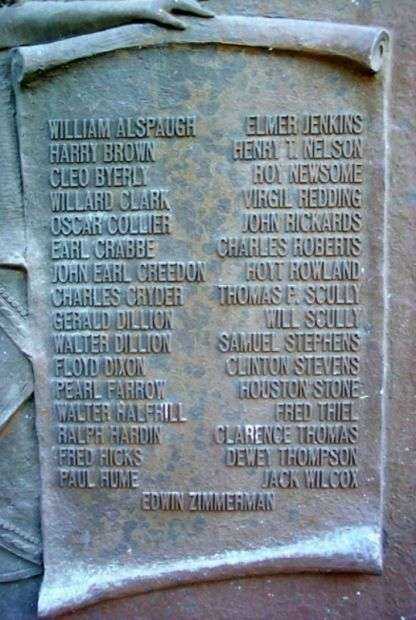 MADISON COUNTY WORLD WAR ROLL OF HONOR MEMORIAL PLAQUE B