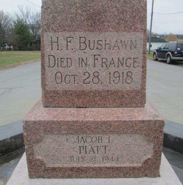 MONROE TP. WAR MEMORIAL STONE B