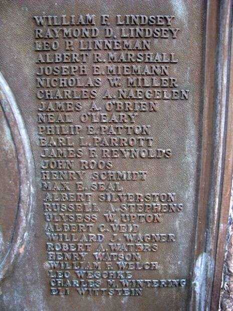 CORPORAL MERRILL LAWS RICKETTS MARINE CORPS MEMORIAL PLAQUE C