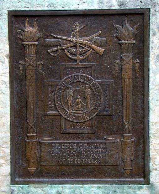 OHIO SPANISH-AMERICAN WAR VETERANS MEMORIAL PLAQUE B