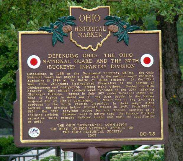 DEFENDING OHIO WAR MEMORIAL MARKER