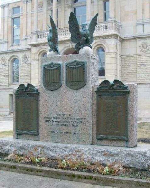 FAYETTE COUNTY WORLD WAR MEMORIAL