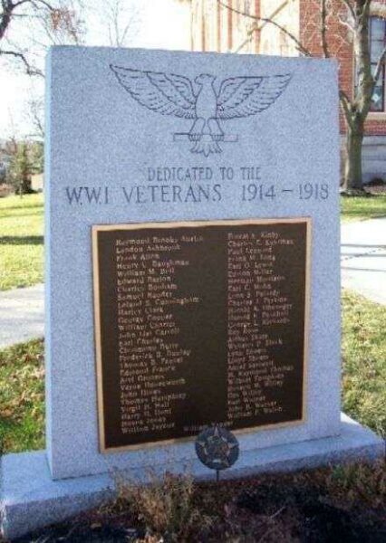 DELAWARE COUNTY WORLD WAR I VETERANS MEMORIAL