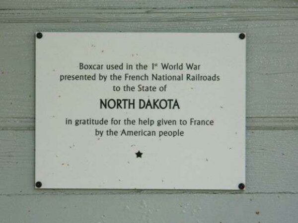 GRATITUDE TRAIN WAR MEMORIAL PLAQUE