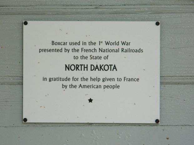 GRATITUDE TRAIN WAR MEMORIAL PLAQUE