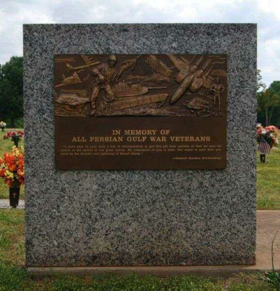 GREENVILLE COUNTY PERSIAN GULF WAR MEMORIAL PLAQUE
