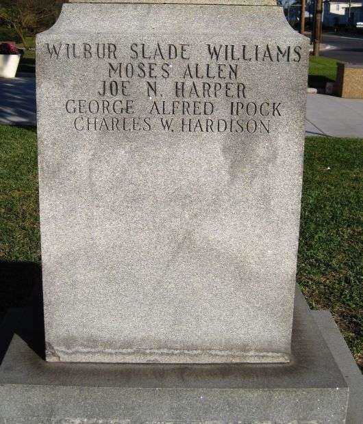 CRAVEN COUNTY WORLD WAR NO. 1 & 2 MEMORIAL STONE D