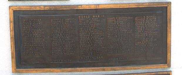 PEACE AND VICTORY MEMORIAL PLAQUE B