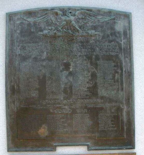 PEACE AND VICTORY MEMORIAL PLAQUE A