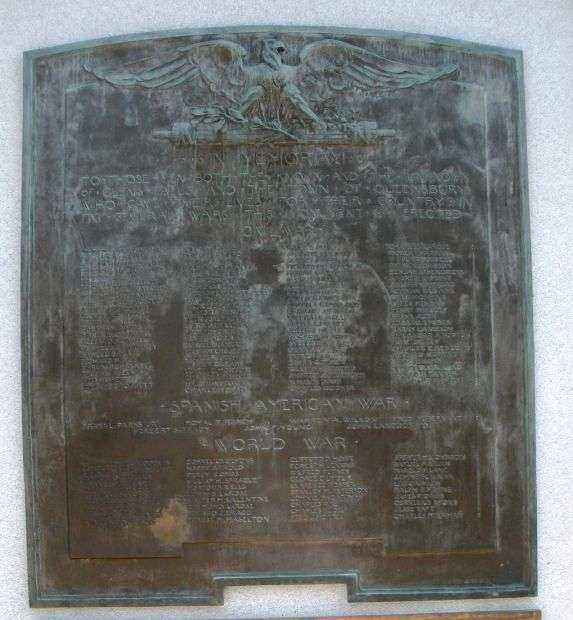 PEACE AND VICTORY MEMORIAL PLAQUE A