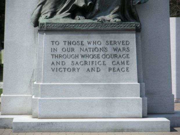 PEACE AND VICTORY MEMORIAL DEDICATION STONE