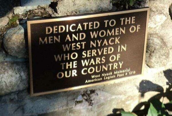WEST NYACK WAR VETERANS MEMORIAL