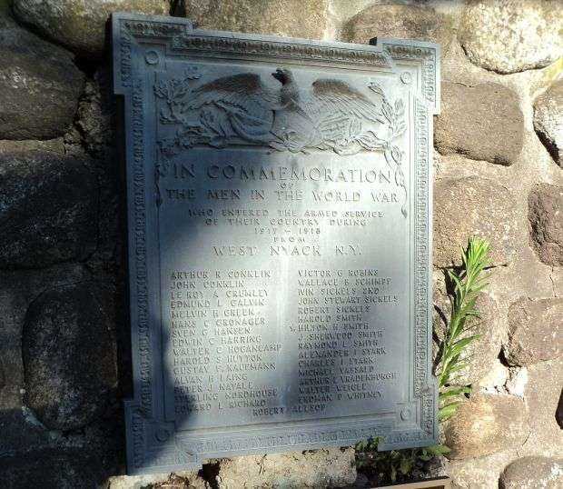 WEST NYACK WORLD WAR MEMORIAL
