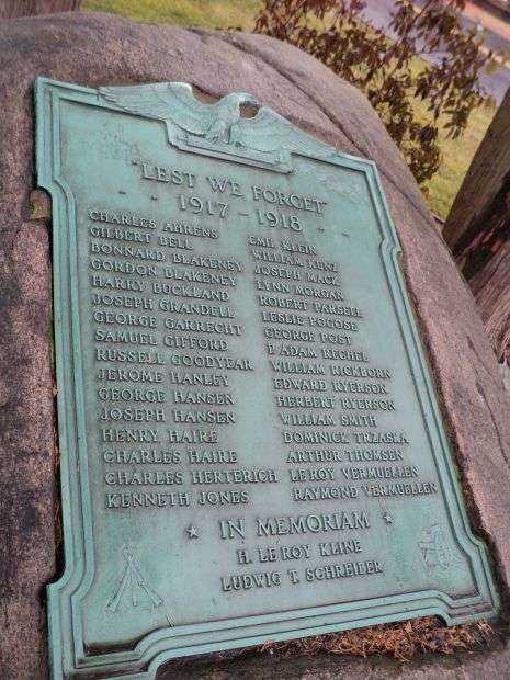 TAPPAN WORLD WAR I MEMORIAL