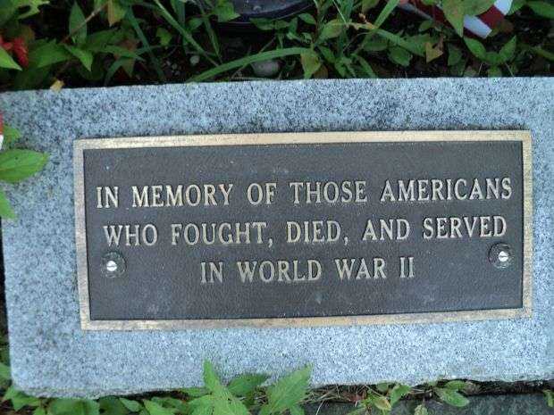 COLD SPRING WORLD WAR II VETERANS MEMORIAL