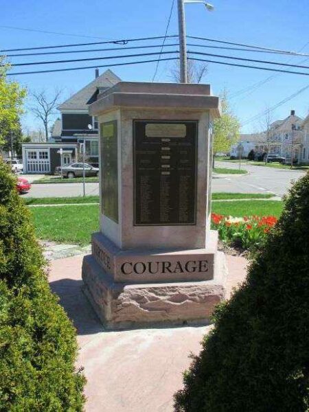 VALOR, HONOR, VIRTUE, COURAGE, DUTY MEMORIAL COURAGE