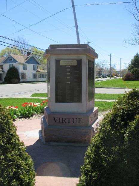 VALOR, HONOR, VIRTUE, COURAGE, DUTY MEMORIAL VIRTUE