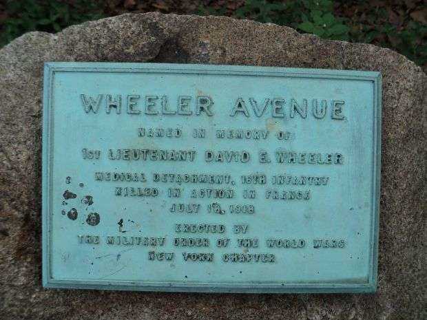 WHEELER AVENUE WAR MEMORIAL PLAQUE