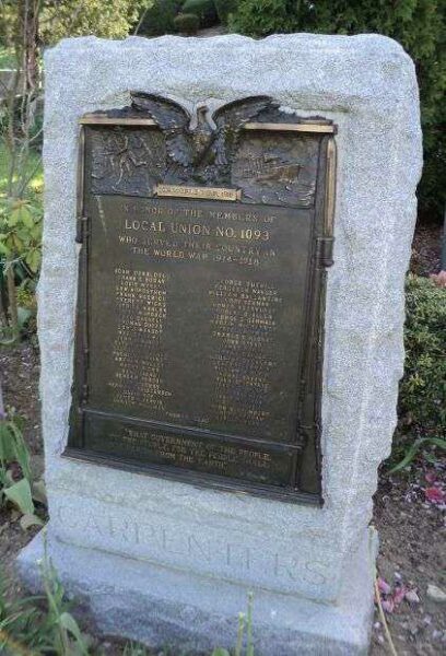 LOCAL UNION NO. 1093 WORLD WAR MEMORIAL
