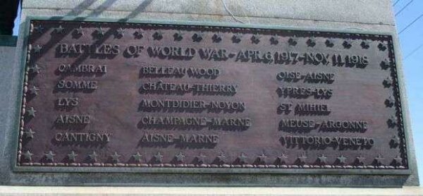 GENESEE COUNTY SOLDIERS SAILORS AND MARINES MEMORIAL PLAQUE B