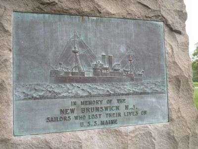 NEW BRUNSWICK U.S.S. MAINE MEMORIAL PLAQUE