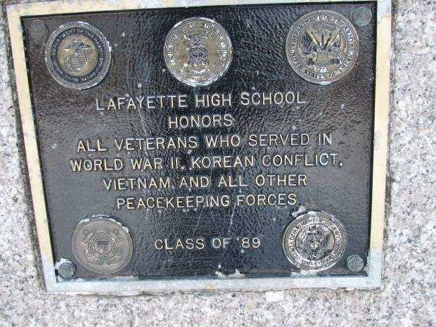 JOHN A. BOECHAT WAR MEMORIAL PLAQUE