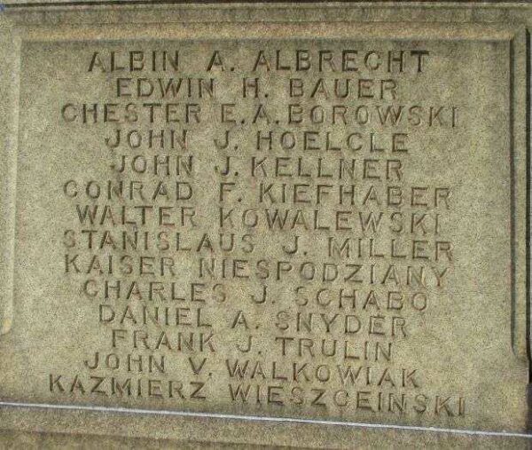 SIXTEENTH WARD WORLD WAR I MEMORIAL STONE C