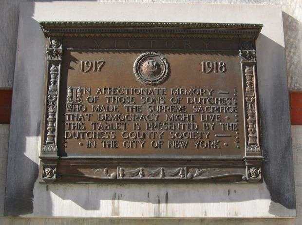 DUTCHESS COUNTY VICTORY MEMORIAL TABLET