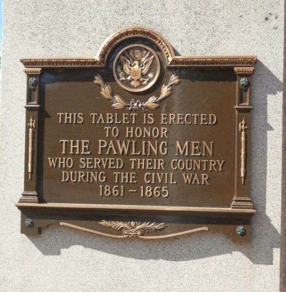 PAWLING CIVIL WAR MEMORIAL TABLET