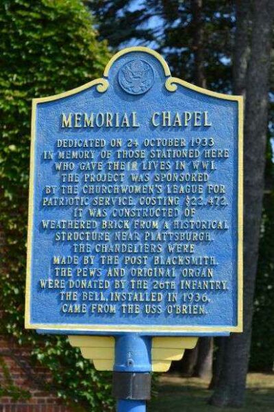 MEMORIAL CHAPEL MARKER