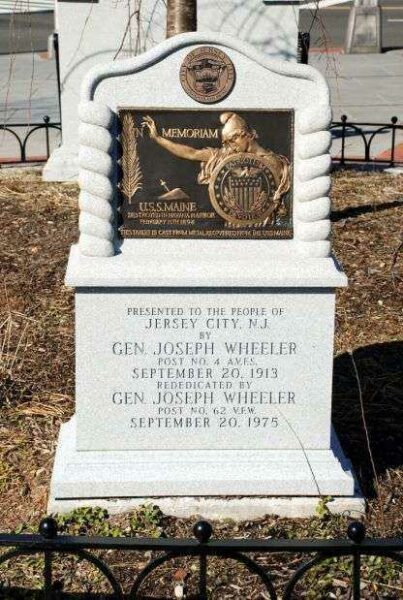 JERSEY CITY U.S.S. MAINE MEMORIAL