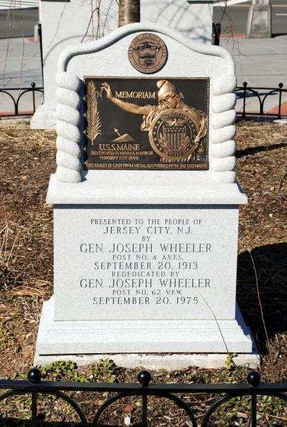 JERSEY CITY U.S.S. MAINE MEMORIAL