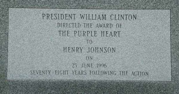 THE BATTLE OF HENRY JOHNSON WAR MEMORIAL STONE C