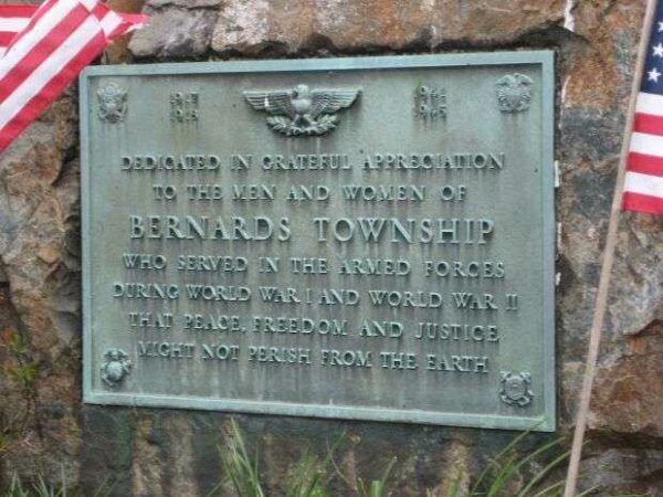 BERNARDS TOWNSHIP WORLD WARS MEMORIAL
