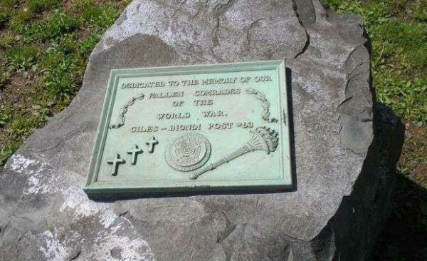 GILES-BIONDI POST #63 WORLD WAR MEMORIAL