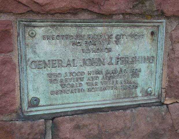 GENERAL JOHN J. PERSHING MEMORIAL PLAQUE