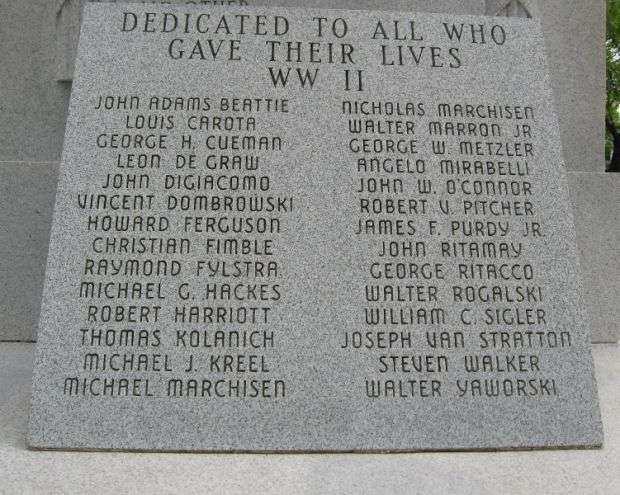 LITTLE FALLS WORLD WAR II HONOR ROLL MEMORIAL