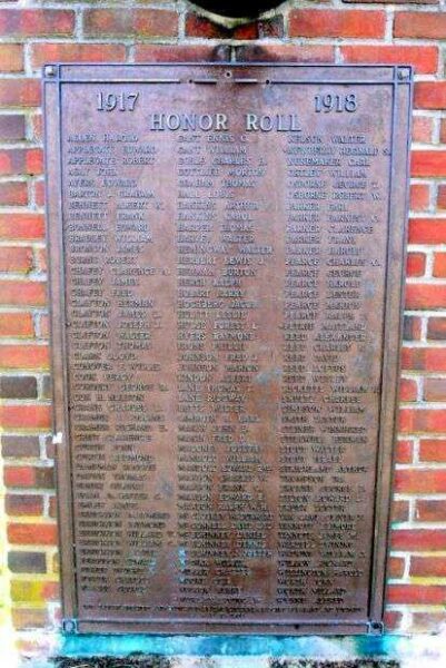 POINT PLEASANT BEACH WORLD WAR I HONOR ROLL MEMORIAL