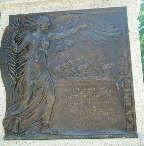 MORRISTOWN WORLD WAR I MEMORIAL PLAQUE A