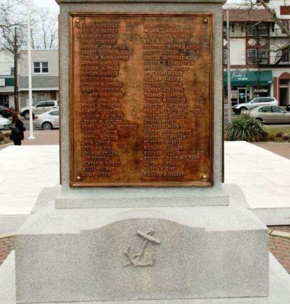 BRADLEY BEACH WORLD WAR I MEMORIAL PLAQUE C