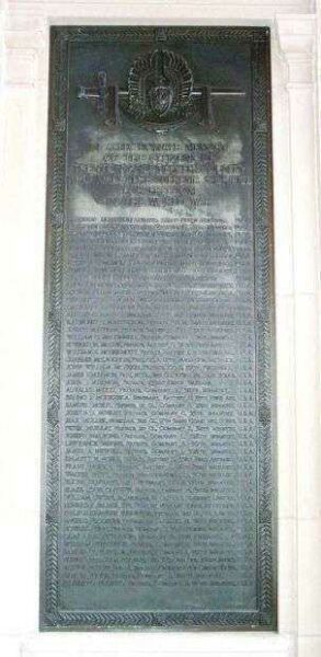 THE TRENTON WAR MEMORIAL HONOR ROLL PLAQUE C