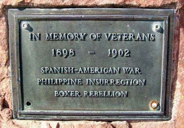 PLATTE COUNTY SPANISH-AMERICAN WAR VETERANS MEMORIAL PLAQUE