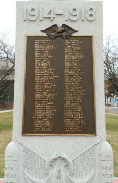 BELMAR WORLD WAR MEMORIAL PLAQUE B