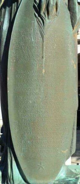 BELLEVILLE WORLD WAR VICTORY MEMORIAL PLAQUE