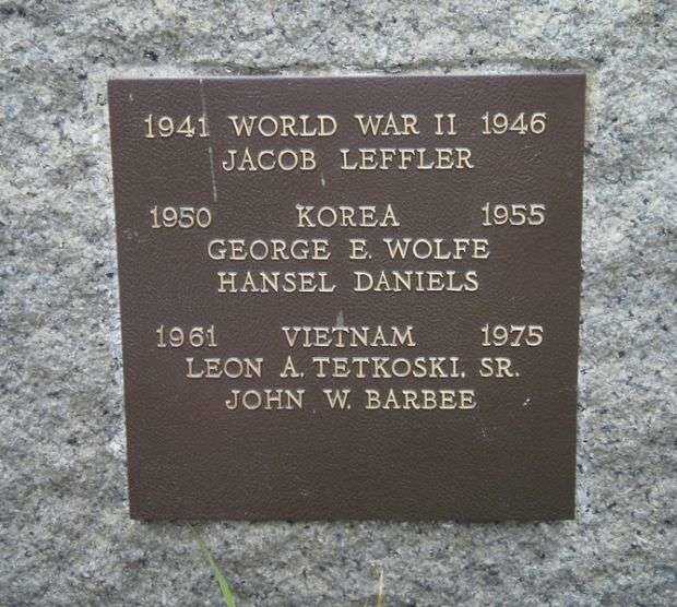 FLORENCE TOWNSHIP WAR MEMORIAL PLAQUE C