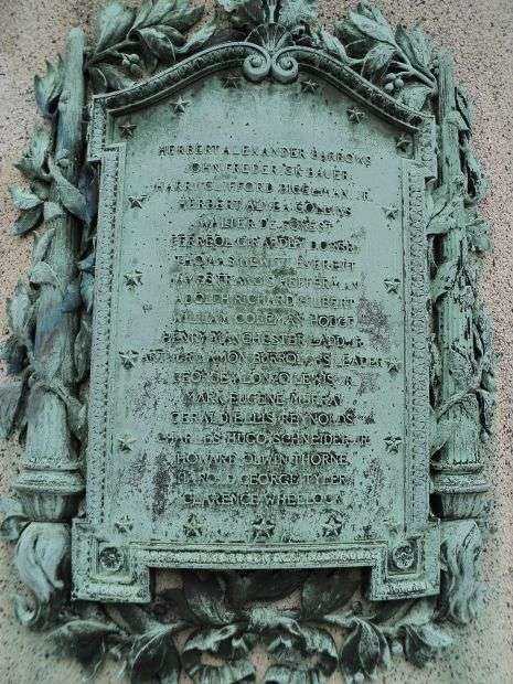 RUTHERFORD WORLD WAR I MONUMENT PLAQUE