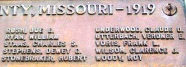 POLK COUNTY WORLD WAR HONOR ROLL MEMORIAL PLAQUE C