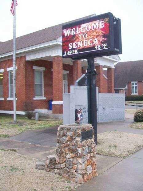 SENECA WAR VETERANS MEMORIAL DRINKING FOUNTAIN
