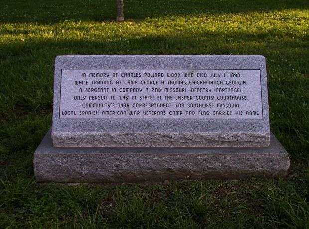 CHARLES POLLARD WOOD MEMORIAL